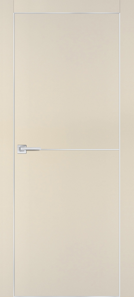 Фото Межкомнатная дверь PX-19 AL кромка с 4-х ст. Бежевый матовый
